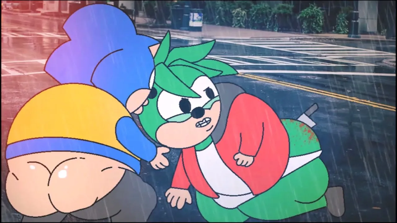 Sonic the Hedgehog and his Gay Lover Bartleby stop a Shoplifter at Walmart